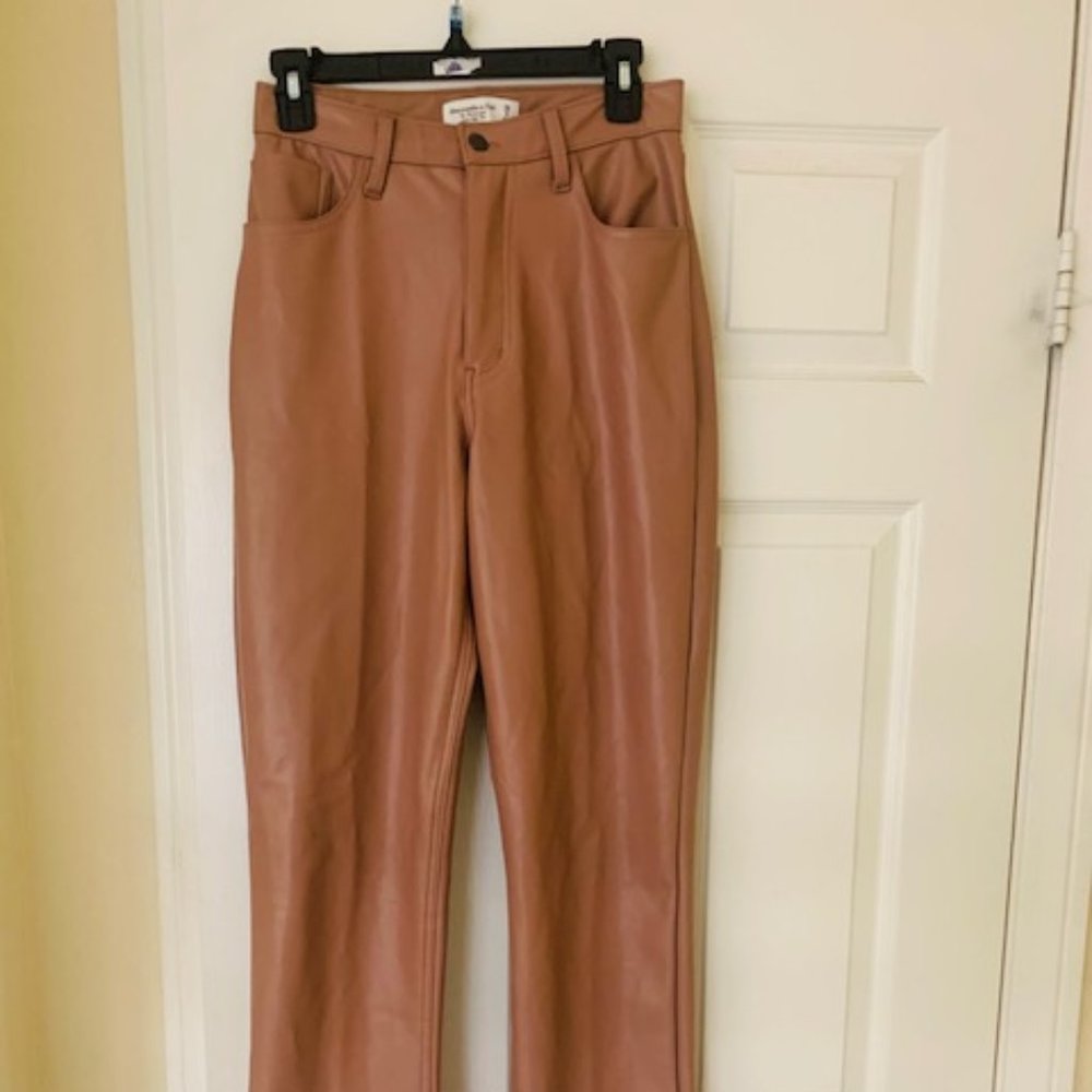 Abercrombie & Fitch Brown the 90s Straight Ultra High Rise Pants - Picture 2 of 8